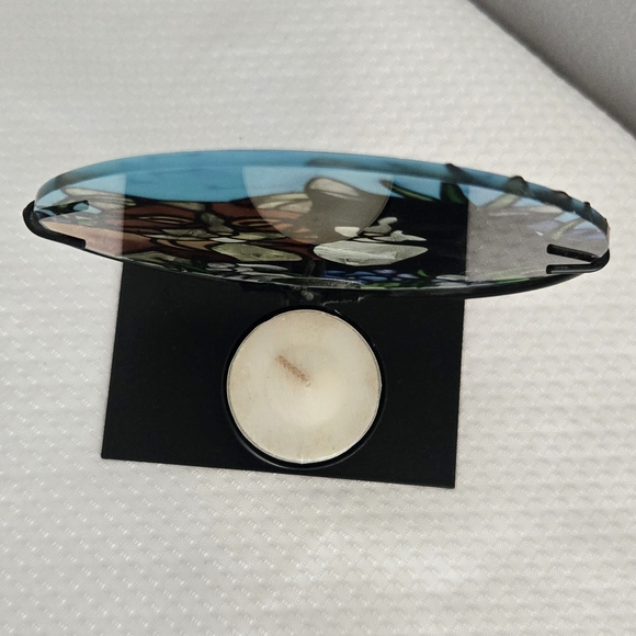 Cats Stained Glass Look Tea Light Holder Joan Baker Designs Pets Kitty Tiffany - Picture 3 of 7